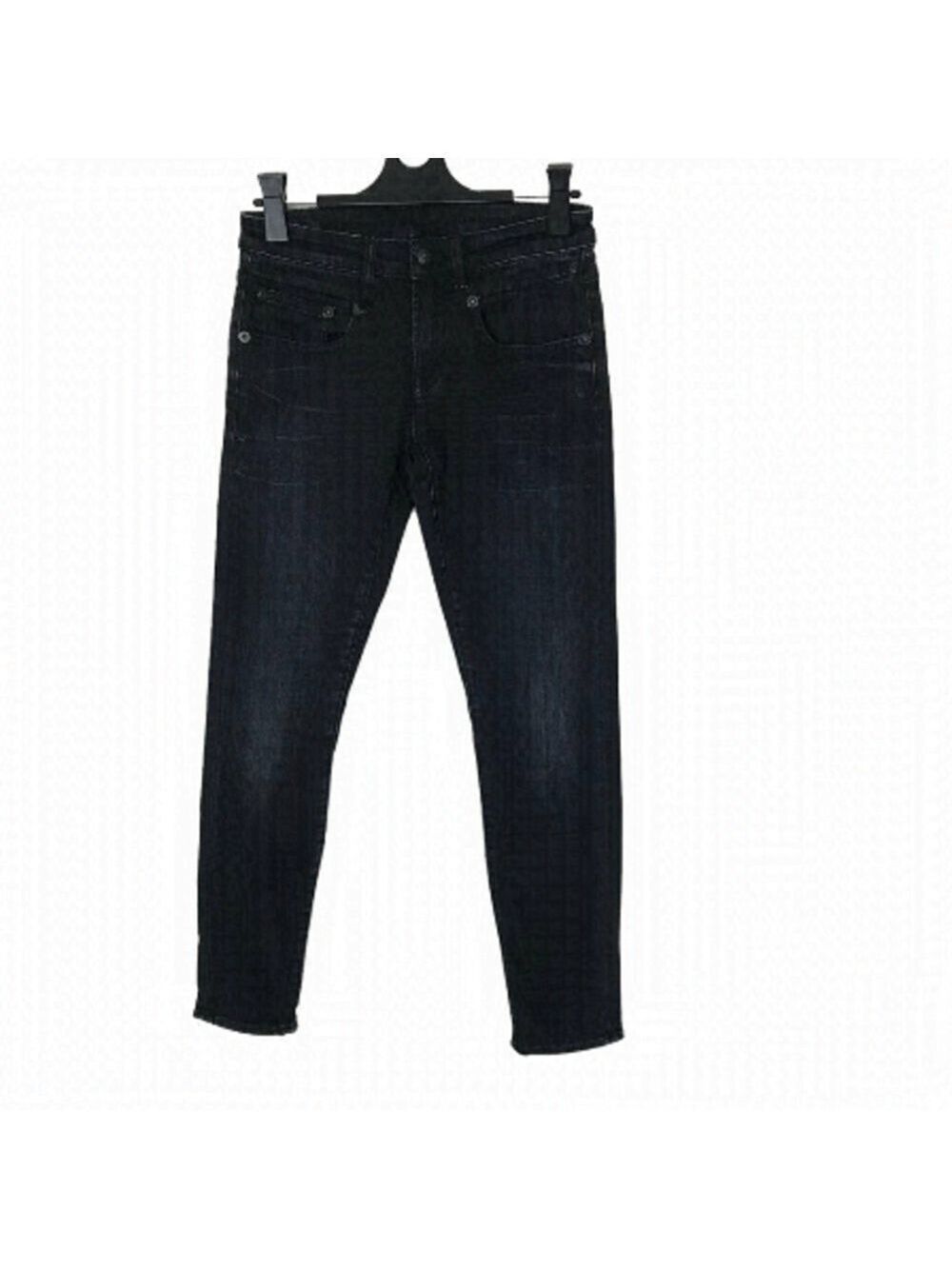 R13 Tailored Boy Skinny Black Jeans Size 24